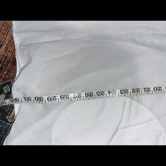 Johnny Was Small Europa Oversized Shirt White Embroidered Tunic Top/Blouse - Picture 8 of 8